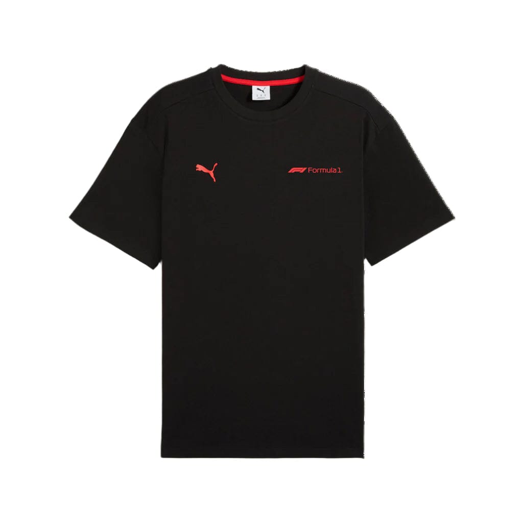 Formula 1 Tech Puma Relaxed Essential T-Shirt - Red/Black T-shirts Formula 1 S Black 