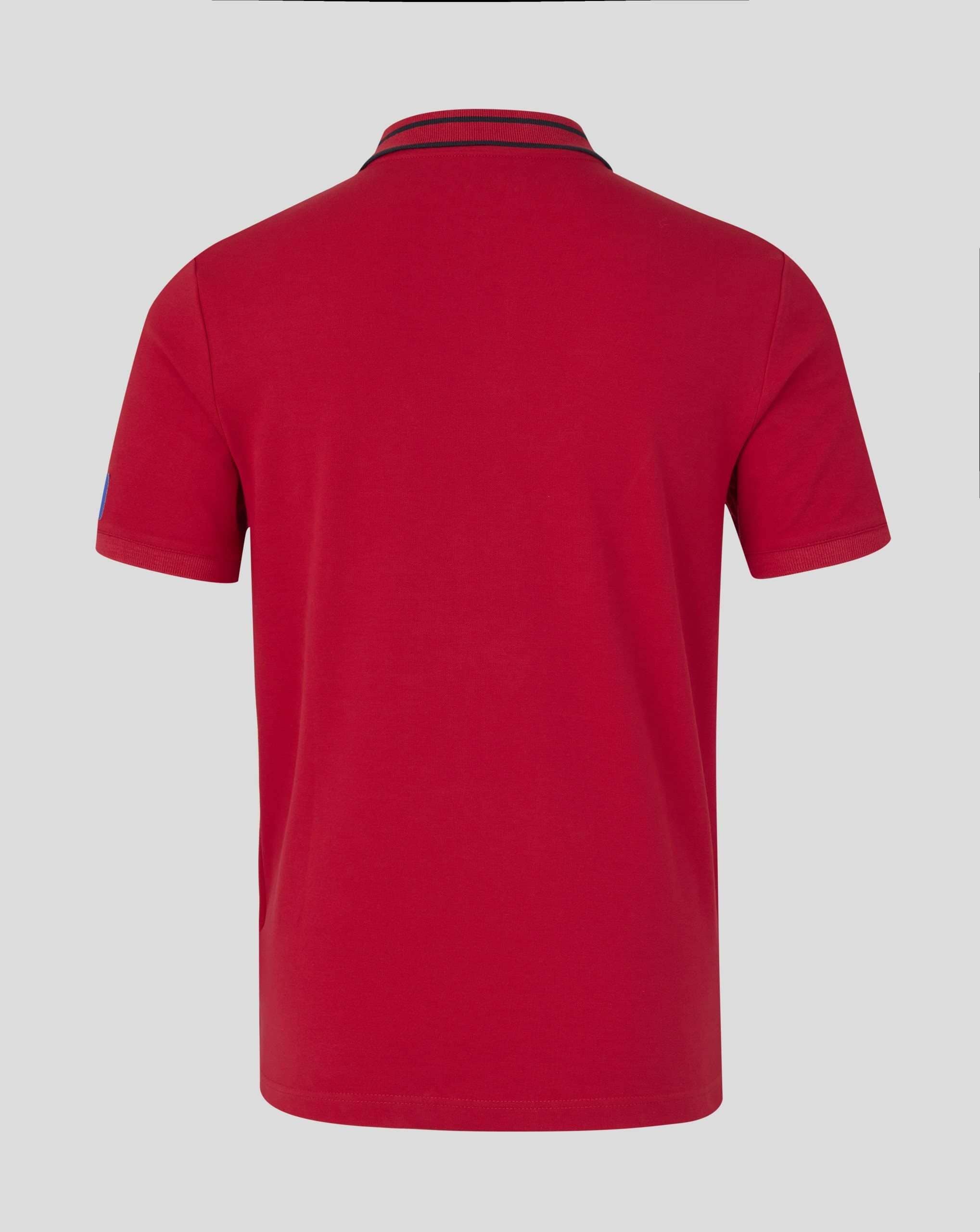 Red Bull Racing F1 Core Logo Polo - Night Sky/Chili Pepper Polos Red Bull Racing 