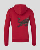 Red Bull Racing F1 Graphic Bull Hoodie - Grey Marl/Chilli Pepper Hoodies Red Bull Racing 