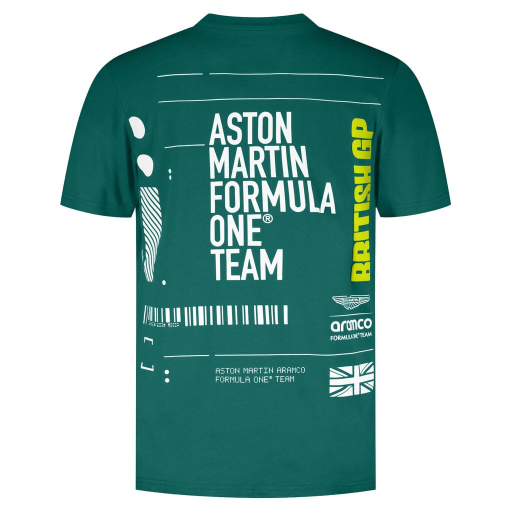 Aston Martin F1 Limited Edition British GP T-Shirt - Green T-shirts Aston Martin F1 