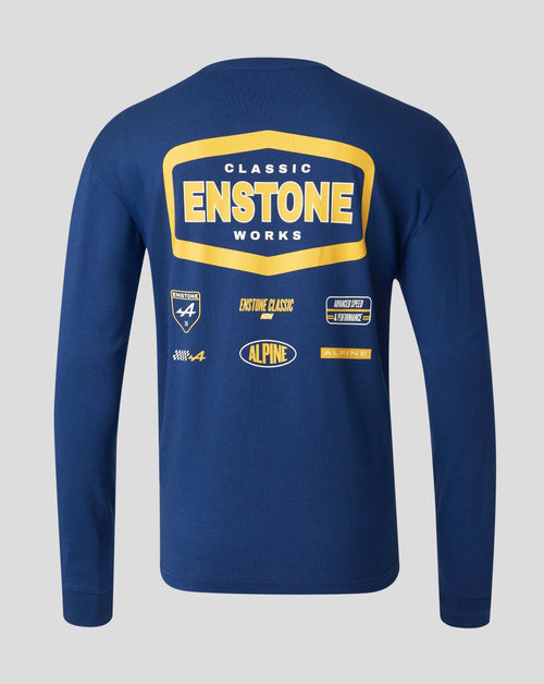 Alpine Racing F1 Classic Enstone Long Sleeve T-Shirt - Blue T-shirts Alpine 