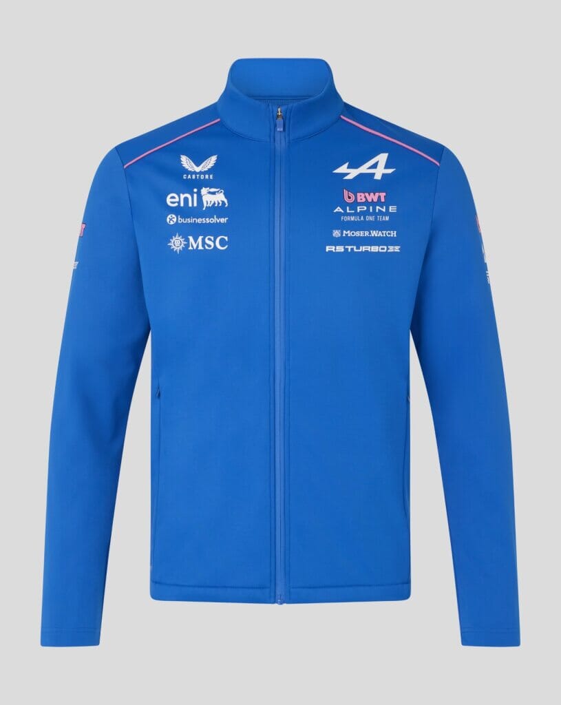 Alpine Racing F1 2026 Team Softshell Jacket - Lapis Blue Jackets Alpine 