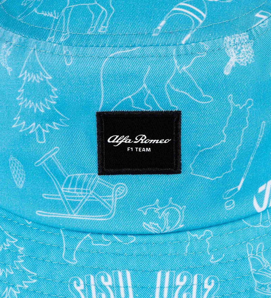 Alfa Romeo Racing F1 Special Edition Valtteri Bottas Bucket Hat - Blue Hats Alfa Romeo 