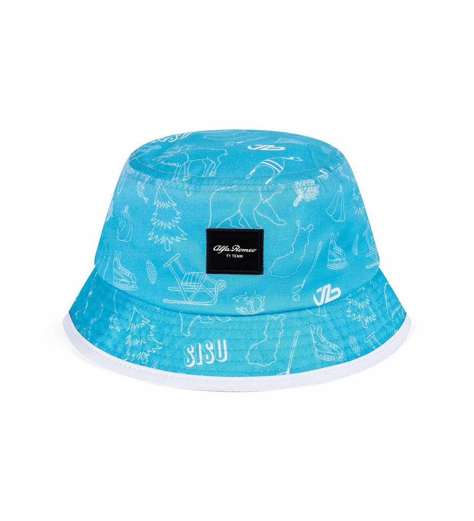 Alfa Romeo Racing F1 Special Edition Valtteri Bottas Bucket Hat - Blue Hats Alfa Romeo 
