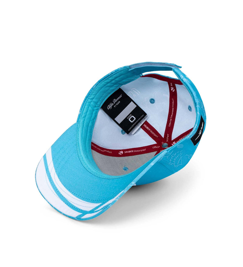 Alfa Romeo Racing F1 Special Edition Valtteri Bottas Baseball Hat - Blue Hats Alfa Romeo 