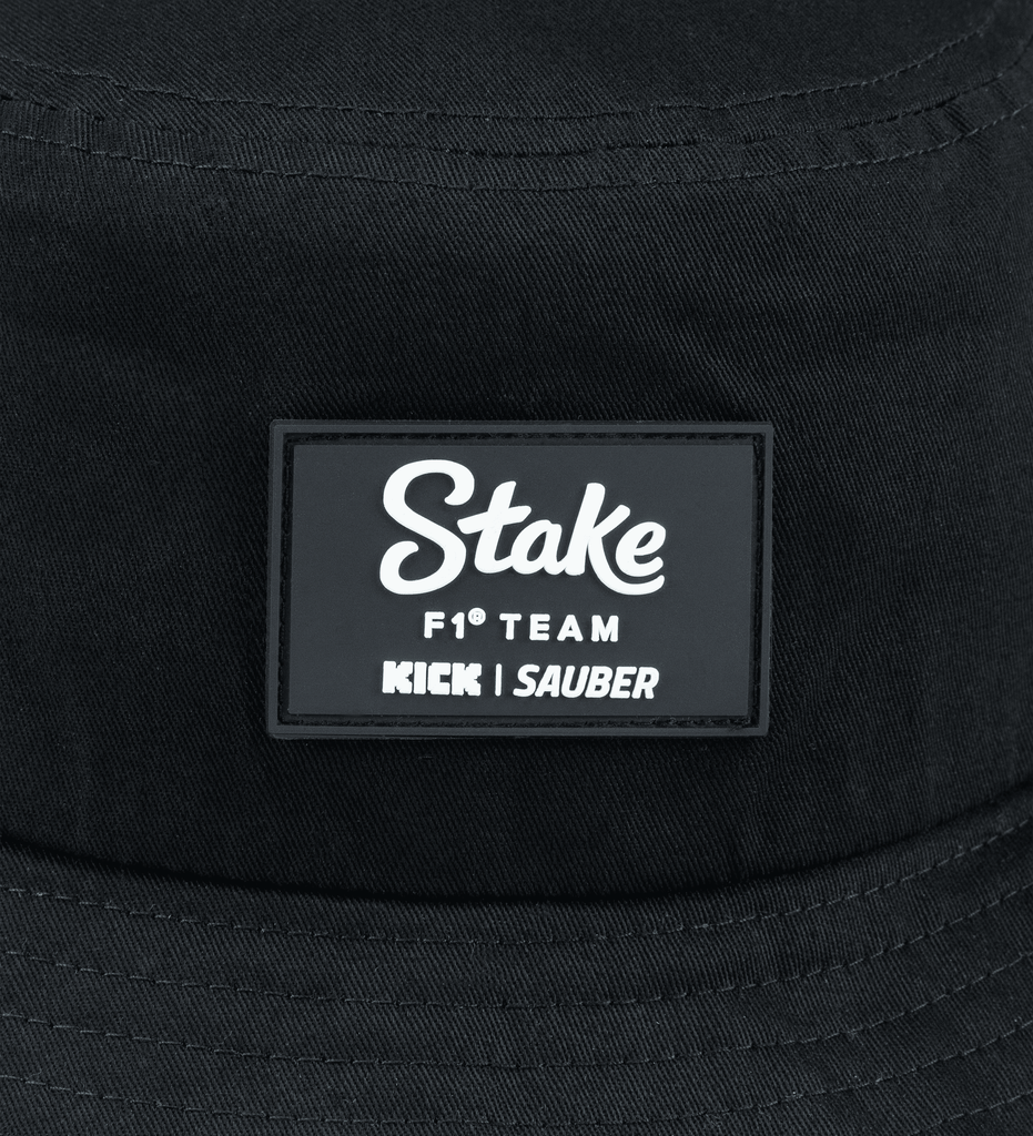 Stake F1 Kick Sauber 2025 Team Bucket Hat - Black Hats Stake F1 Kick Sauber 