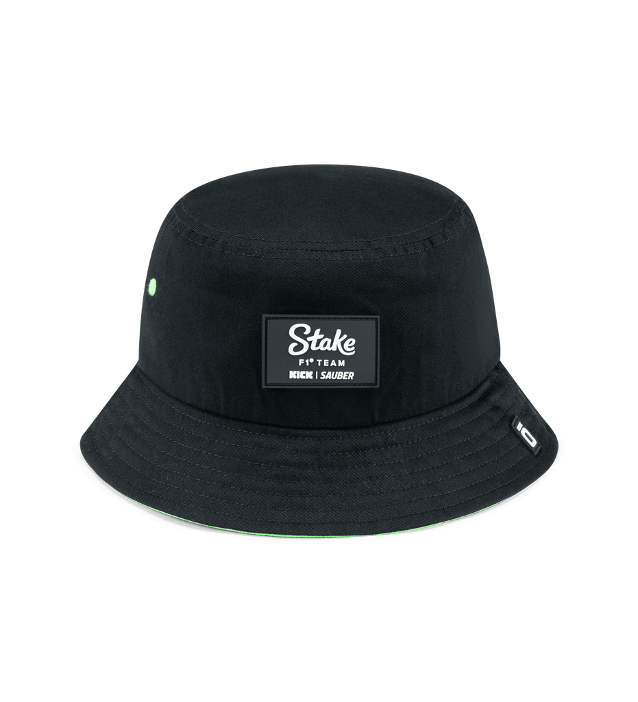 Stake F1 Kick Sauber 2025 Team Bucket Hat - Black Hats Stake F1 Kick Sauber 