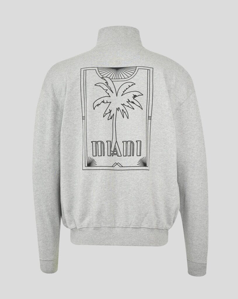 McLaren F1 Miami GP 1/4 Zip Sweatshirt - Gray Sweatshirt McLaren-Castore 