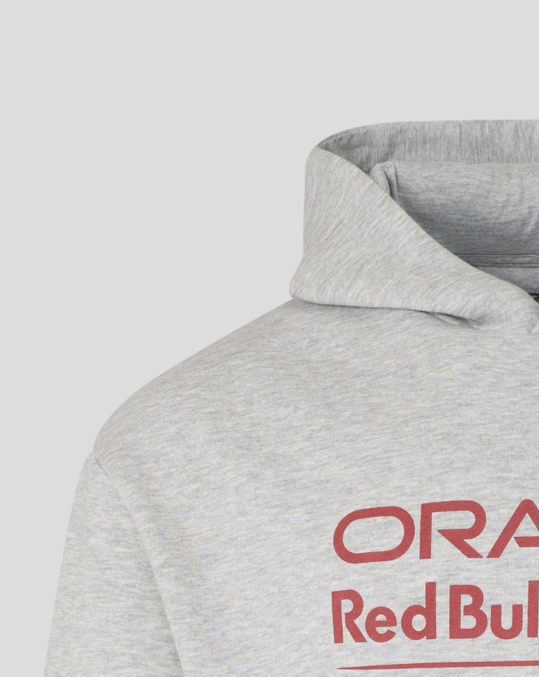 Red Bull Racing F1 Large Front Logo Hoodie - Night Sky/Blue/Grey Marl Hoodies Red Bull Racing 
