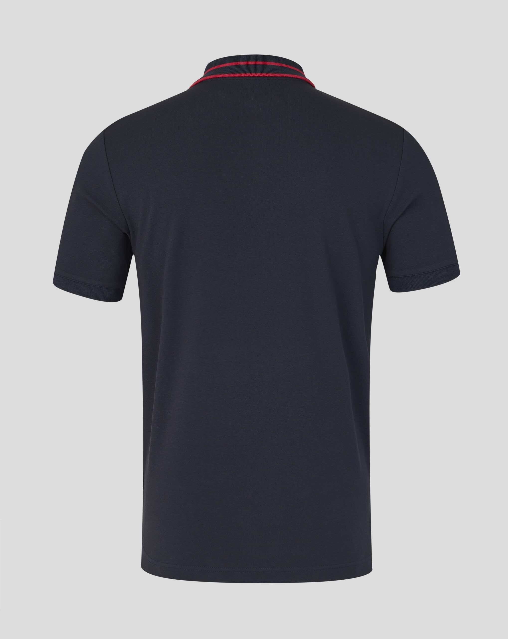 Red Bull Racing F1 Core Logo Polo - Night Sky/Chili Pepper Polos Red Bull Racing 