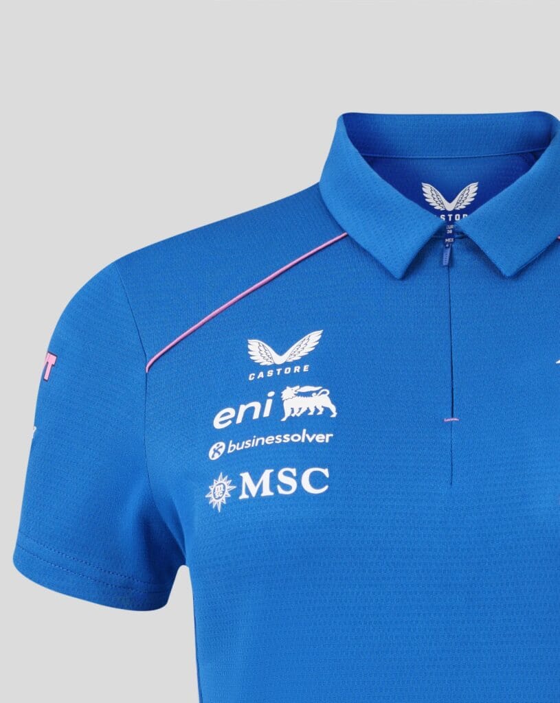 Alpine Racing F1 2026 Women's Team Polo Shirt - Lapis Blue Polos Alpine 