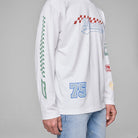 Formula 1 Tech Legacy Graphic Long Sleeve T-Shirt - White T-shirts Formula 1 