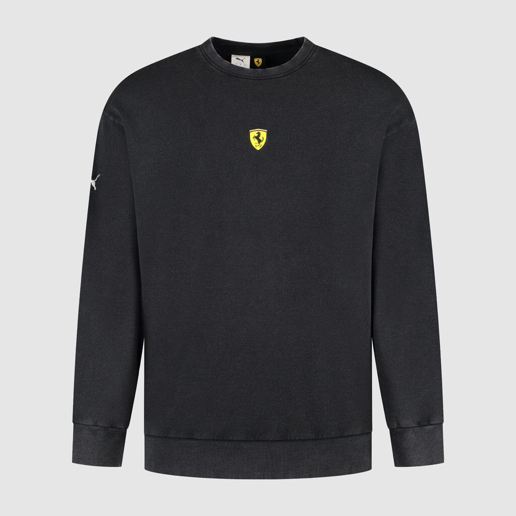 Scuderia Ferrari F1 Driver Crew Sweatshirt - Black/Gray Sweatshirt Scuderia Ferrari XS Black 