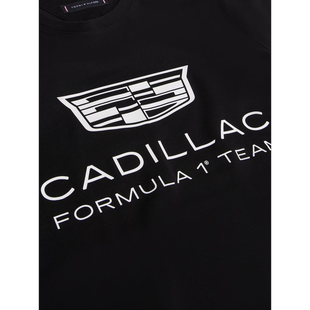 Cadillac F1 Racing Large Shield T-Shirt - Black T-shirts Cadillac F1 