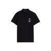Cadillac F1 Racing Small Logo Polo Shirt - Black/White Polos Cadillac F1 
