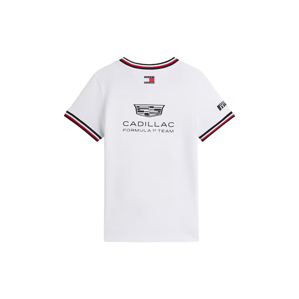 Cadillac F1 Racing Kids 2026 Team T-Shirt - Youth Black/White T-shirts Cadillac F1 