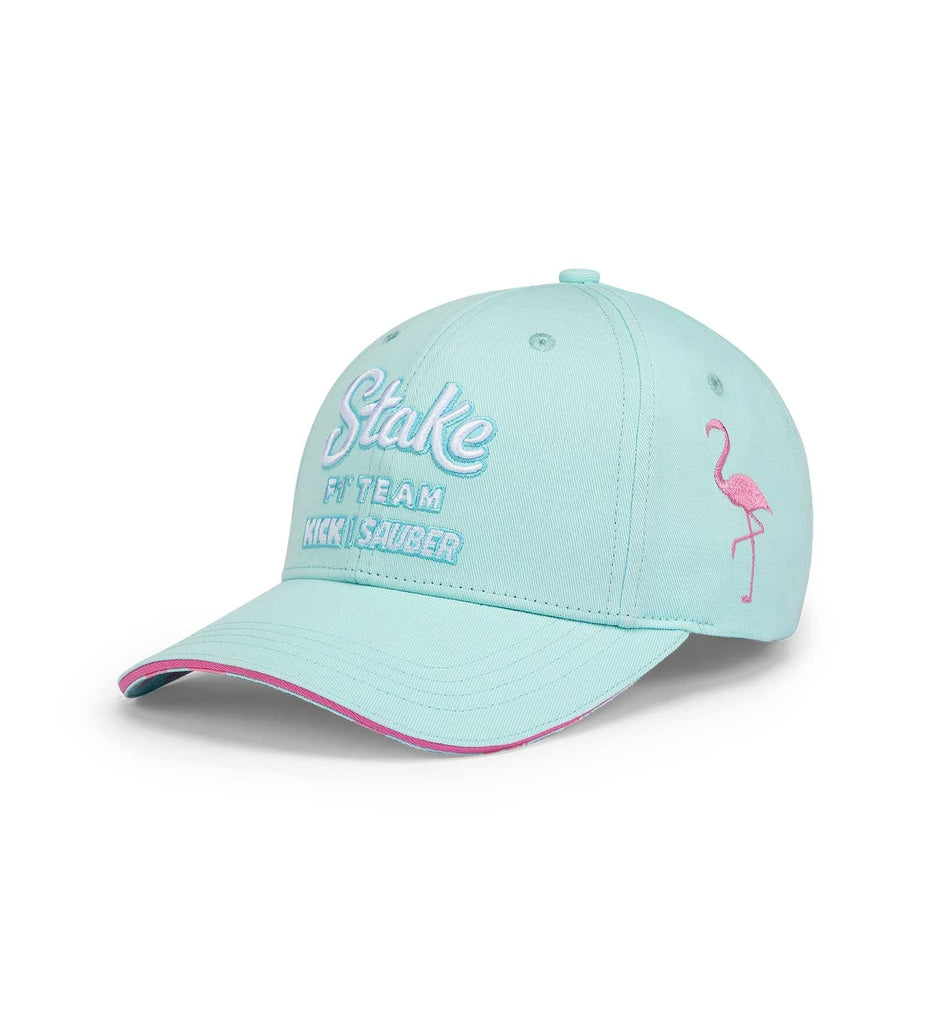 Stake F1 Kick Sauber Special Edition Miami GP Flamingo Baseball Hat - Blue Hats Stake F1 Kick Sauber 