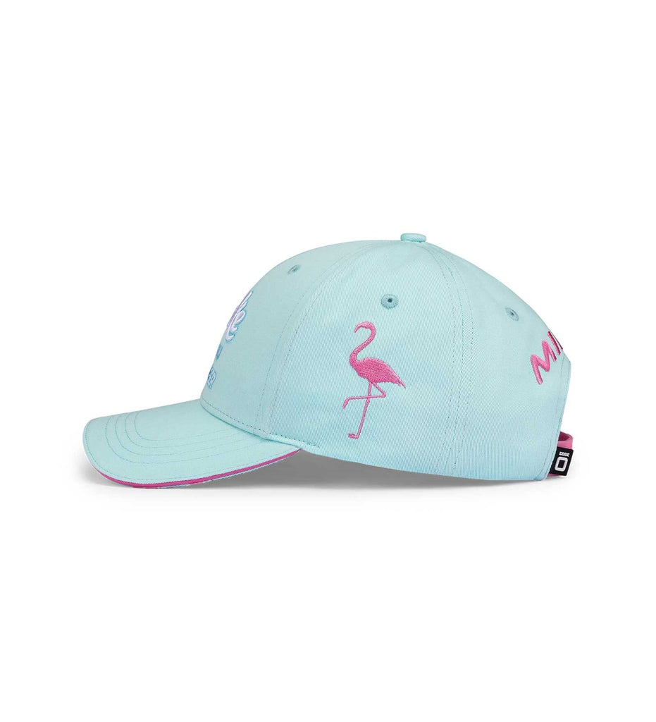 Stake F1 Kick Sauber Special Edition Miami GP Flamingo Baseball Hat - Blue Hats Stake F1 Kick Sauber 