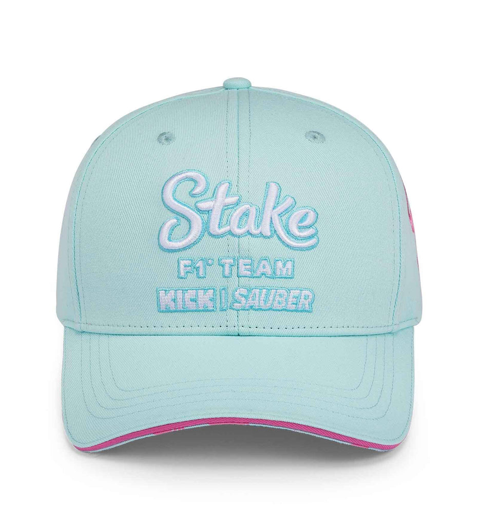 Stake F1 Kick Sauber Special Edition Miami GP Flamingo Baseball Hat - Blue Hats Stake F1 Kick Sauber 