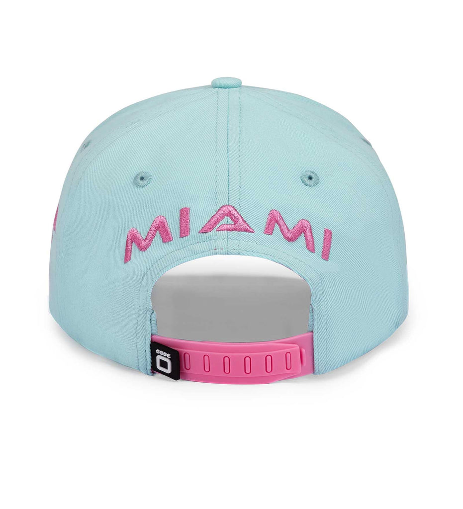 Stake F1 Kick Sauber Special Edition Miami GP Flamingo Baseball Hat - Blue Hats Stake F1 Kick Sauber 