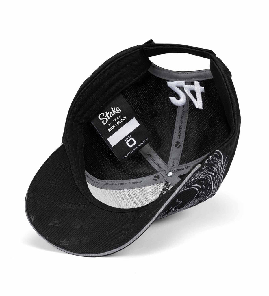Stake F1 Kick Sauber Special Edition Zhou Guanyu China GP Dragon Hat - Black Hats Stake F1 Kick Sauber 