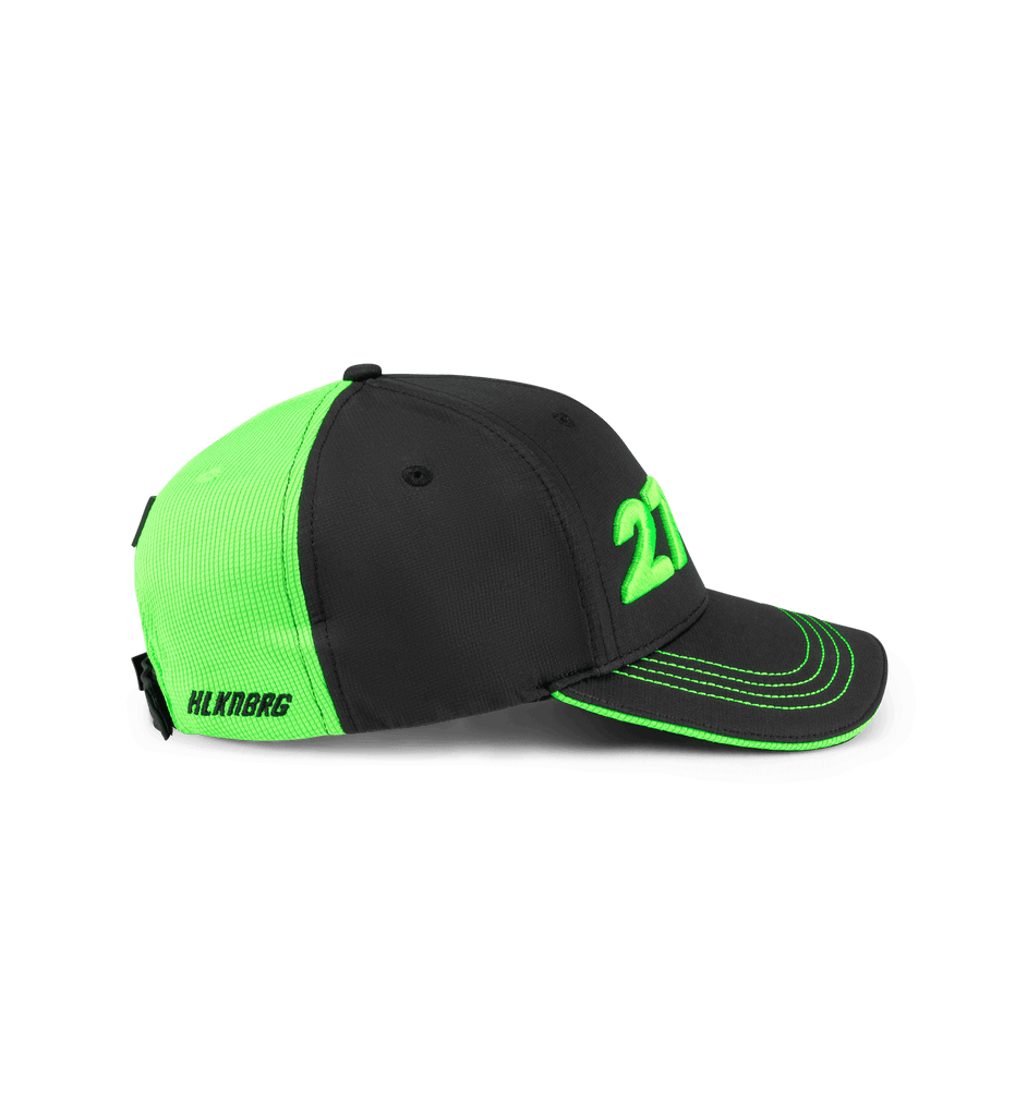 Stake F1 Kick Sauber 2025 Team Nico Hulkenberg Baseball Hat - Black Hats Stake F1 Kick Sauber 