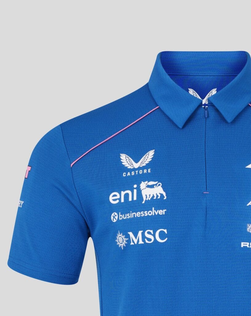 Alpine Racing F1 2026 Men's Team Polo Shirt - Lapis Blue Polos Alpine 