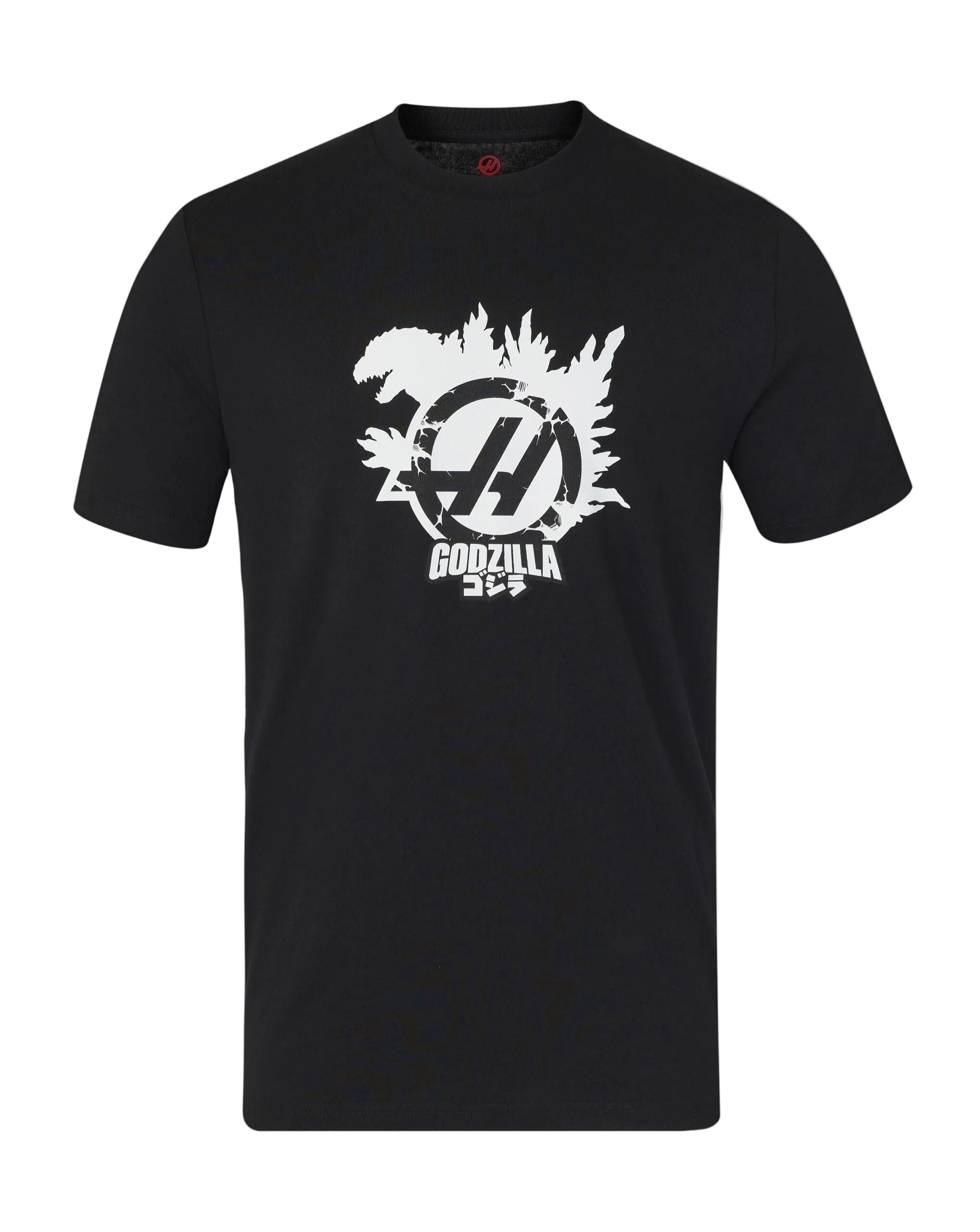 Haas Racing F1 X Godzilla T-Shirt - Black T-shirts Haas F1 Racing Team 