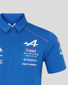 Alpine Racing F1 2026 Men's Team Polo Shirt - Lapis Blue Polos Alpine 