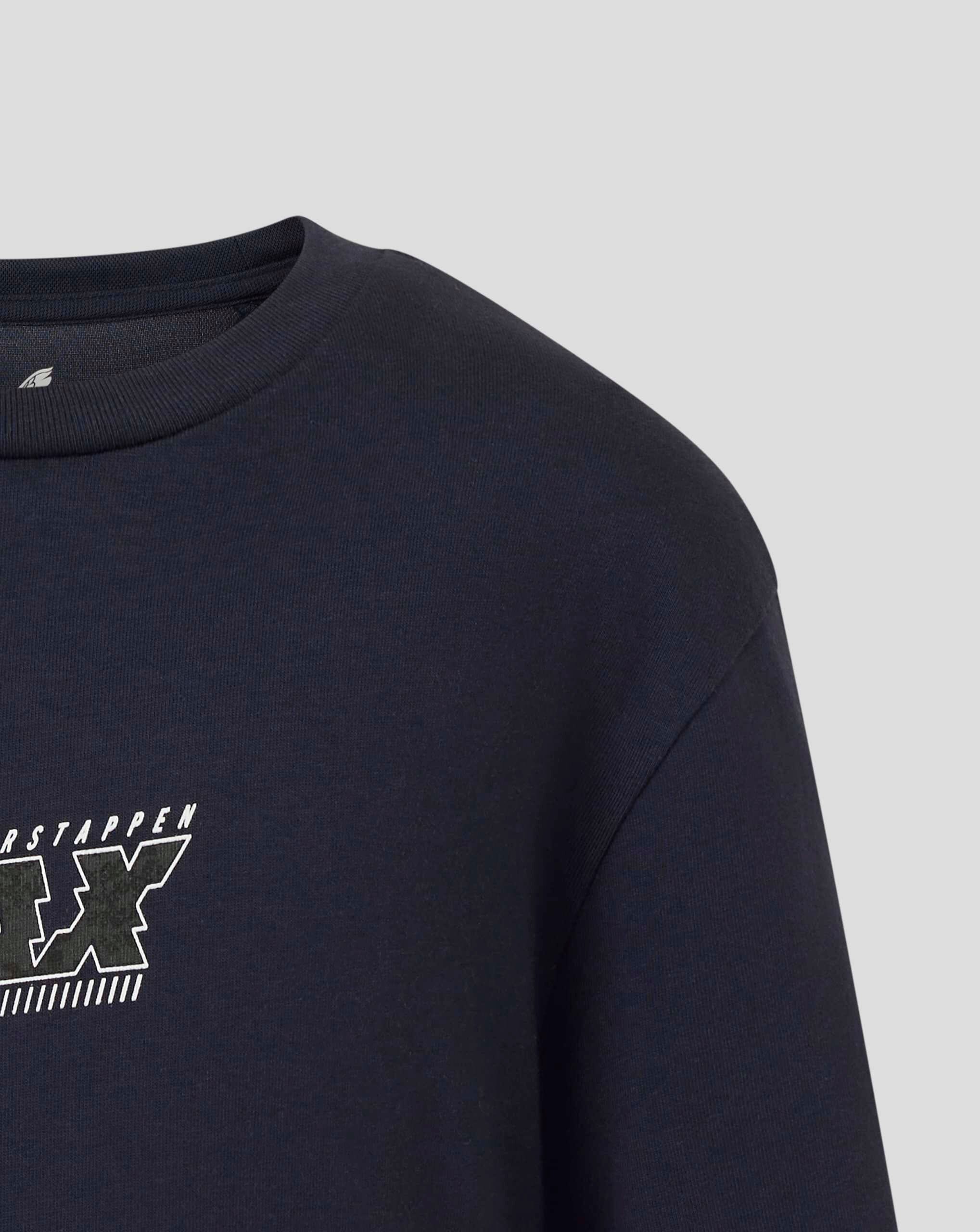 Red Bull Racing F1 Kid's Max Verstappen Small Logo T-Shirt - Youth Navy T-shirts Red Bull Racing 