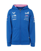 Alpine Racing F1 2026 Kids Team Full Zip Hoodie - Youth Lapis Blue Hoodies Alpine 