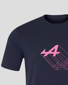 Alpine Racing F1 'A' Graphic Relaxed Fit T-Shirt - Navy T-shirts Alpine 