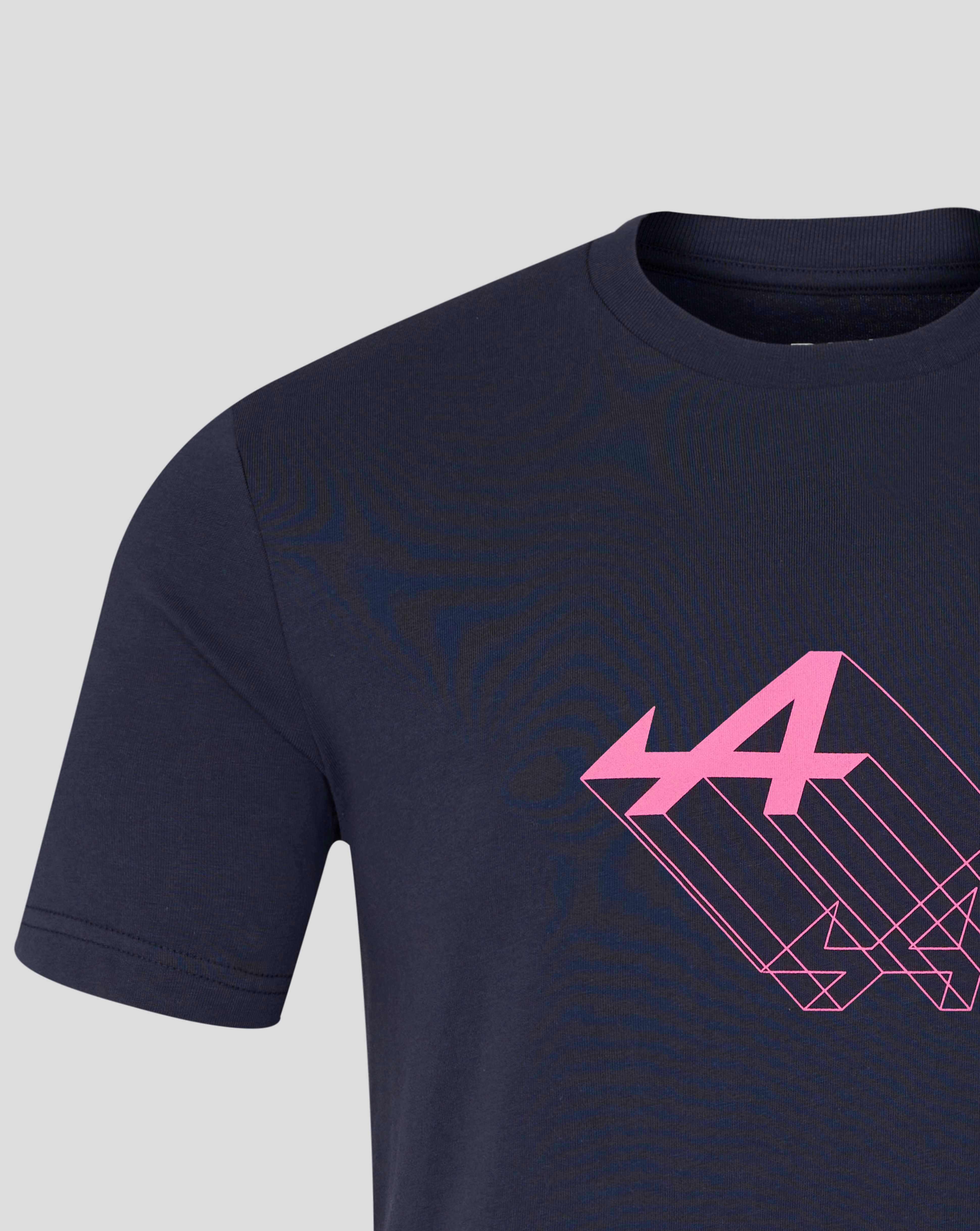 Alpine Racing F1 'A' Graphic Relaxed Fit T-Shirt - Navy T-shirts Alpine 