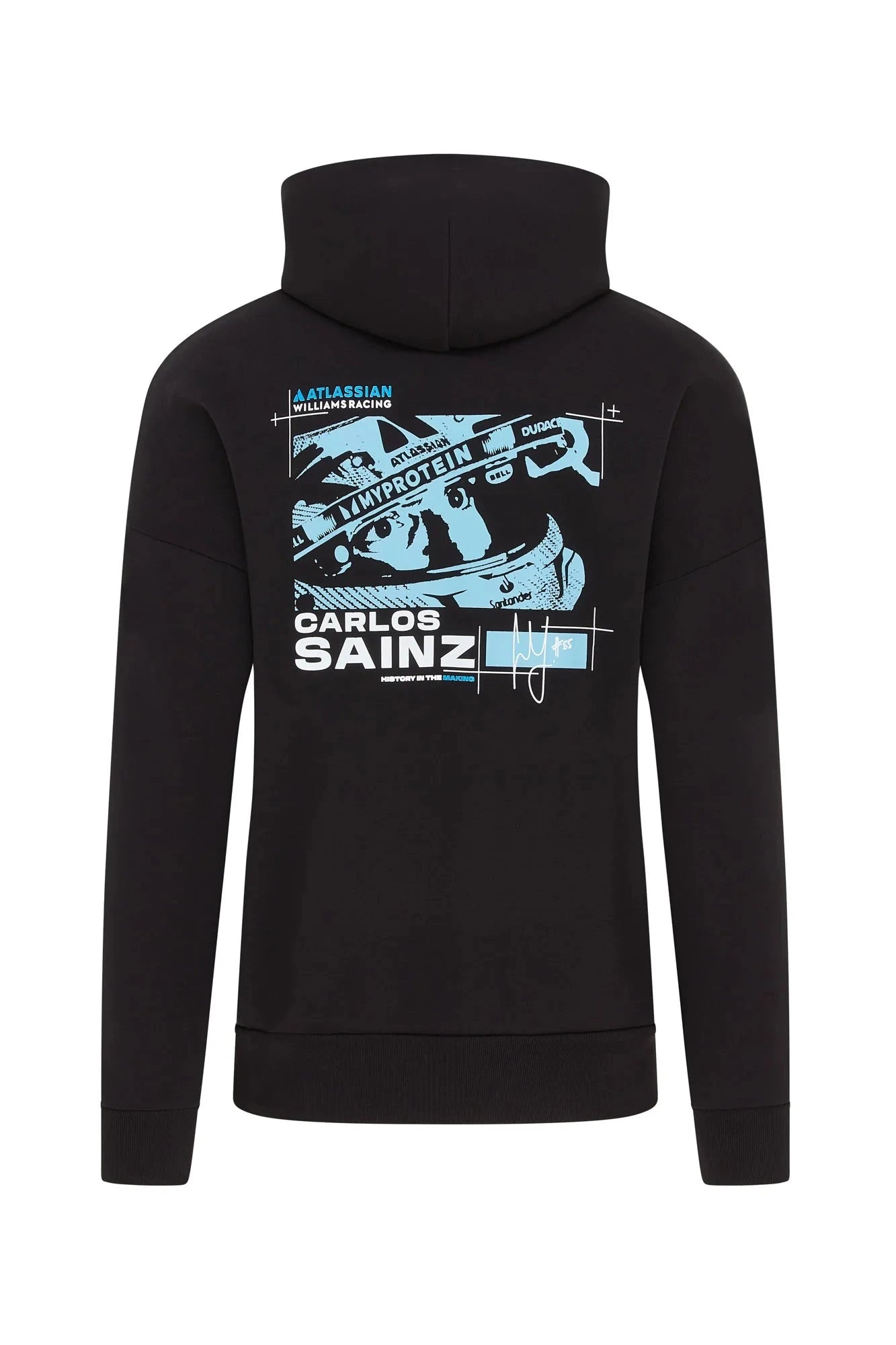 Atlassian Williams Racing F1 X Reflo Carlos Sainz Hoodie - Black Hoodies Williams Racing 