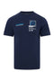 Williams Racing F1 "History Made" Helmet T-Shirt - Blue/White T-shirts Williams Racing XS Blue 