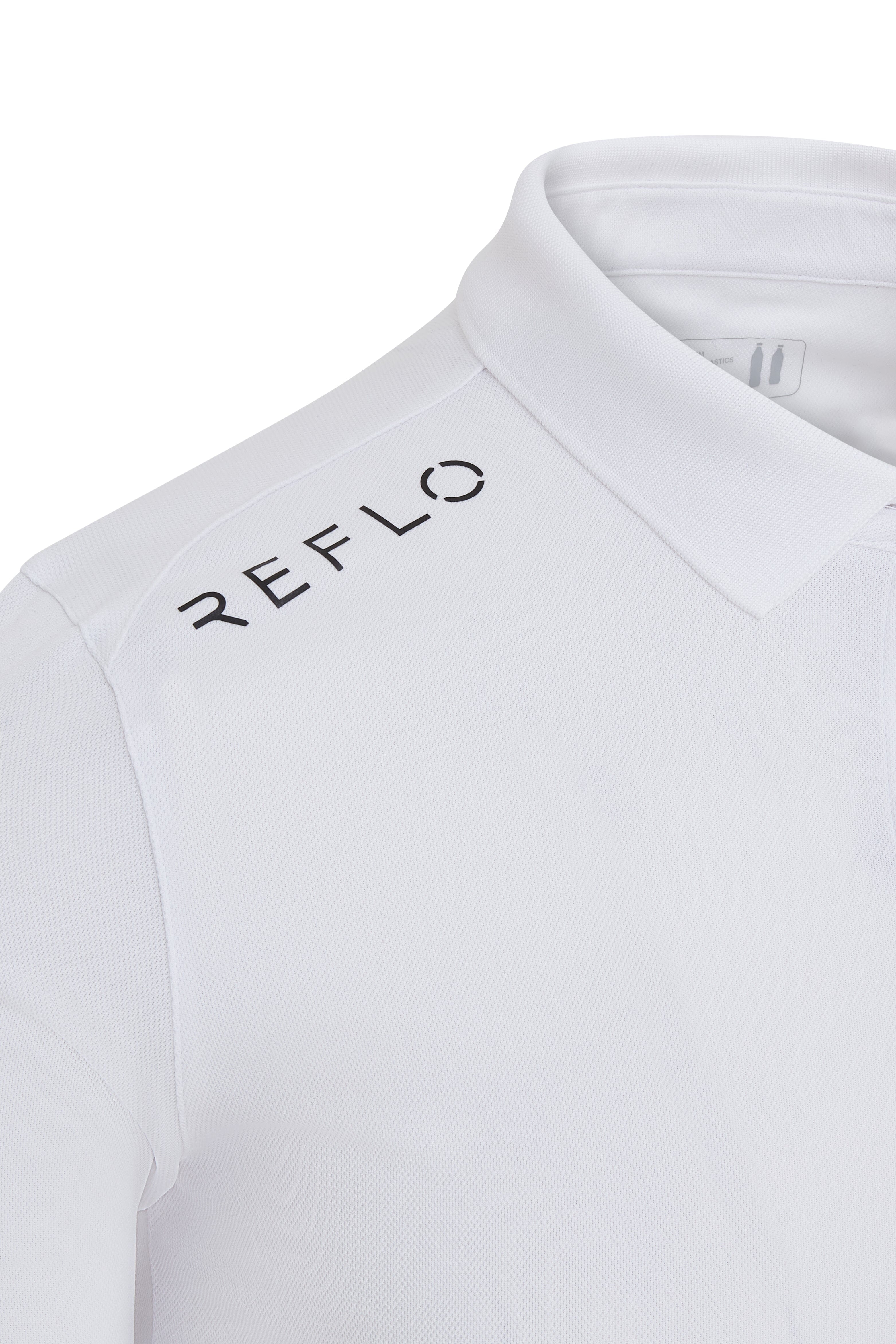 Atlassian Williams Racing F1 Reflo Men's Travel Polo Shirt - White Polos Williams Racing 
