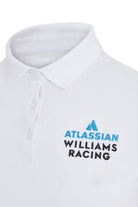 Atlassian Williams Racing F1 Reflo Men's Travel Polo Shirt - White Polos Williams Racing 