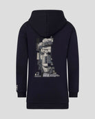 Red Bull Racing F1 Kid's Max Verstappen Pixel Graphic Pullover Hoodie - Youth Navy Hoodies Red Bull Racing 