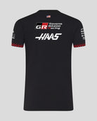 Haas Racing F1 2026 Women's Team Set Up T-Shirt - Black T-shirts Haas F1 Racing Team 