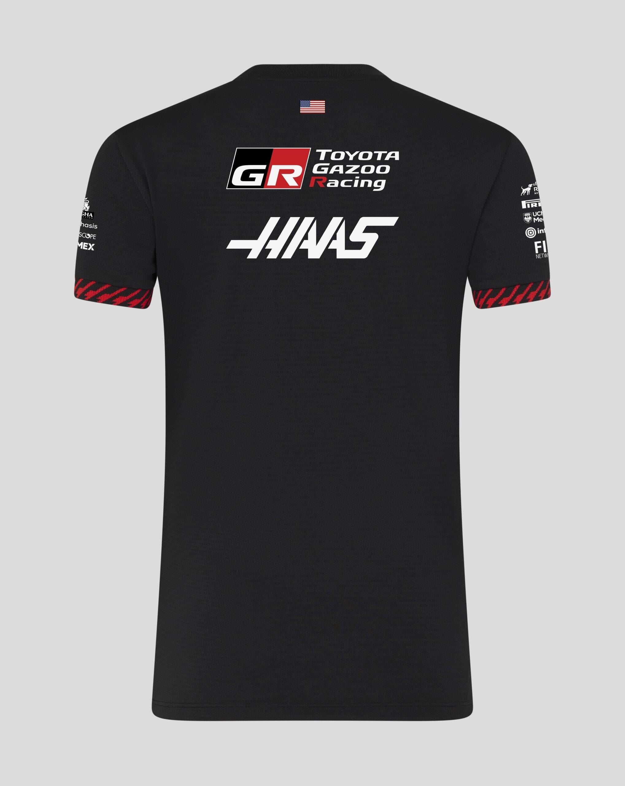Haas Racing F1 2026 Women's Team Set Up T-Shirt - Black T-shirts Haas F1 Racing Team 