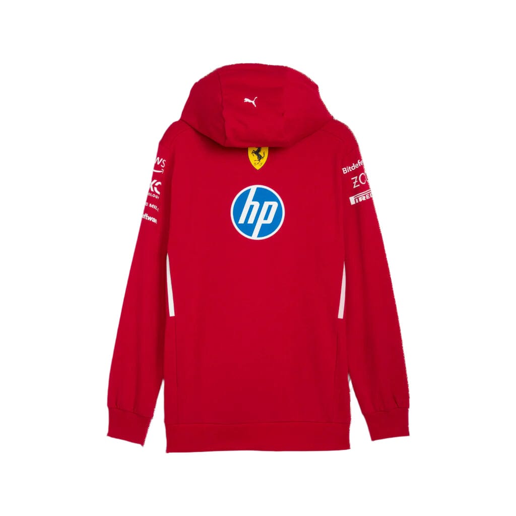 Scuderia Ferrari F1 2025 Team Hoodie - Dark Cherry Hoodies Scuderia Ferrari 