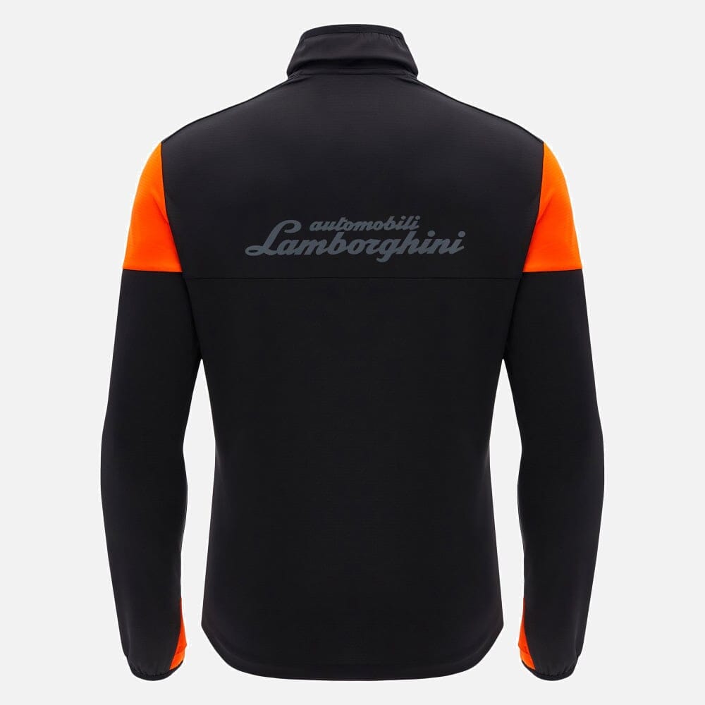 Automobili Lamborghini Men's Activewear High Neck Sweater - Black Sweaters Automobili Lamborghini 