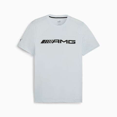 Mercedes Benz AMG Puma Large Logo T-Shirt - Black/White/Red T-shirts Mercedes AMG Petronas S White 