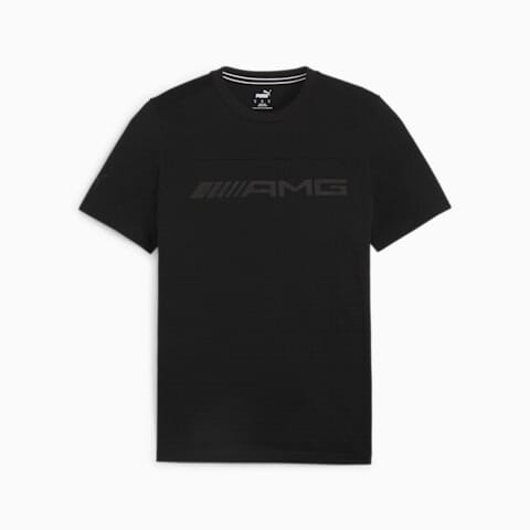 Mercedes Benz AMG Puma Large Logo T-Shirt - Black/White/Red T-shirts Mercedes AMG Petronas S Black 