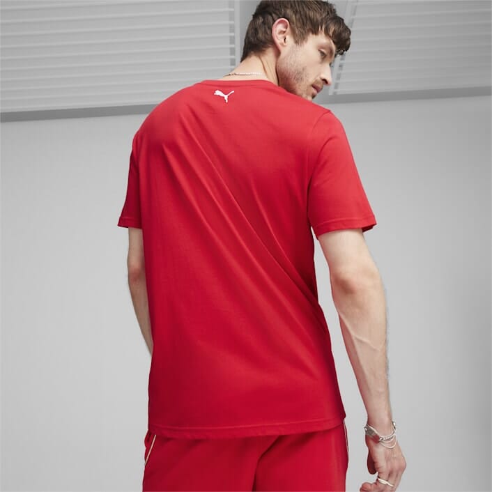 Scuderia Ferrari F1 Men's Puma Large Shield T-Shirt -Red/Yellow T-shirts Scuderia Ferrari 