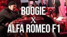 Alfa Romeo Racing F1 Limited Edition Black T-Shirt - Designed by Swiss Graffiti Artist Boogie T-shirts Alfa Romeo 