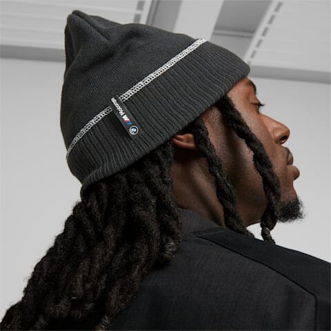 BMW "M" Motorsports Puma Classic Cuff Beanie- Black Hats BMW Motorsports 