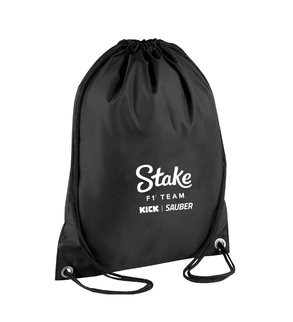 Stake F1 Kick Sauber Drawstring Bag - Black Bags Stake F1 Kick Sauber 