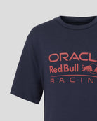 Red Bull Racing F1 Kids Relaxed Fit Large Front Logo T-shirt - Youth Navy T-shirts Red Bull Racing 