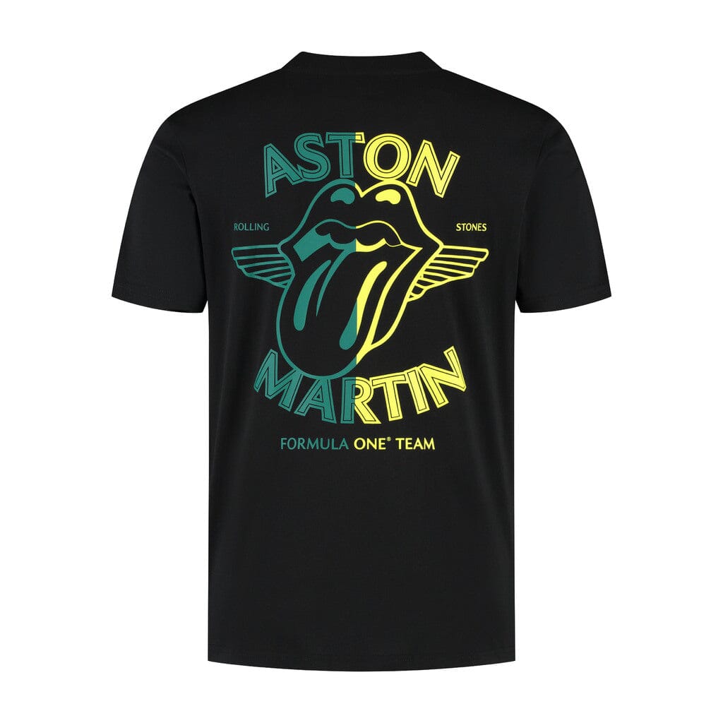 Aston Martin F1 Special Edition Rolling Stones T-Shirt - Black T-shirts Aston Martin F1 